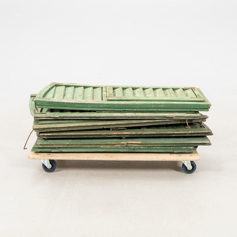 Fönsterluckor 3 par 1900-tal.