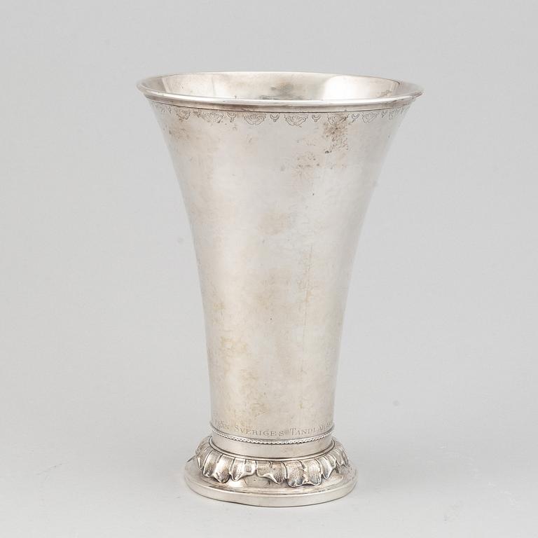 Bägare, silver, GAB, Stockholm 1926.