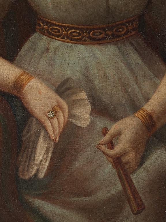 OKÄND KONSTNÄR, tidigt 1800-TAL. Porträtt av proberare och hans maka.