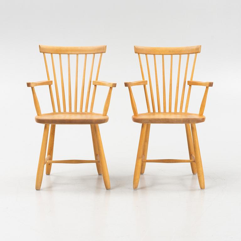 Carl Malmsten, Karmstolar, ett par, "Lilla Åland", Stolab 2002.