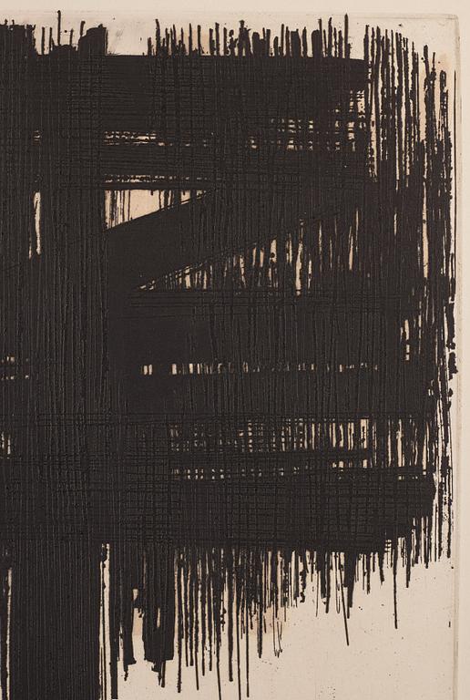 Pierre Soulages, "Eau forte II".