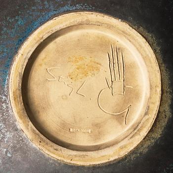 Stig Lindberg, a stoneware bowl, Gustavsberg Studio, Sweden, 1963.
