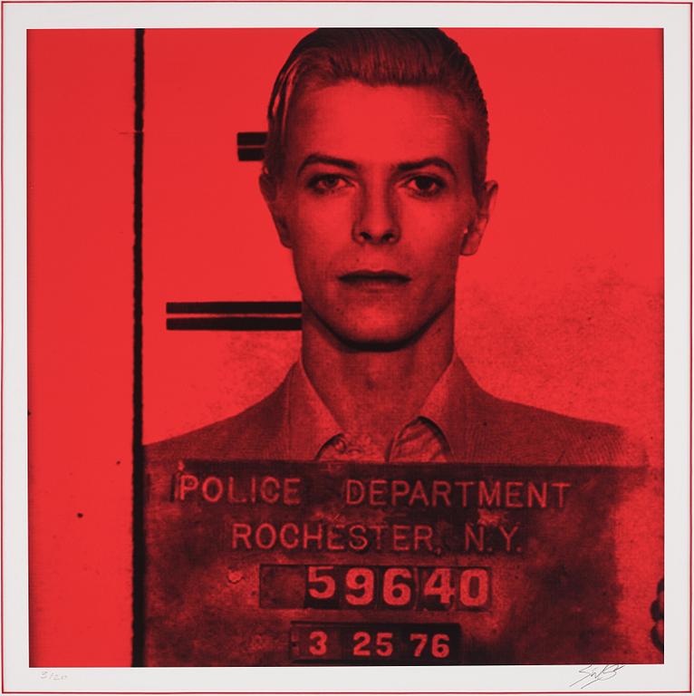 Louis Sidoli, "Most Wanted – David Bowie 1976 (Red)".