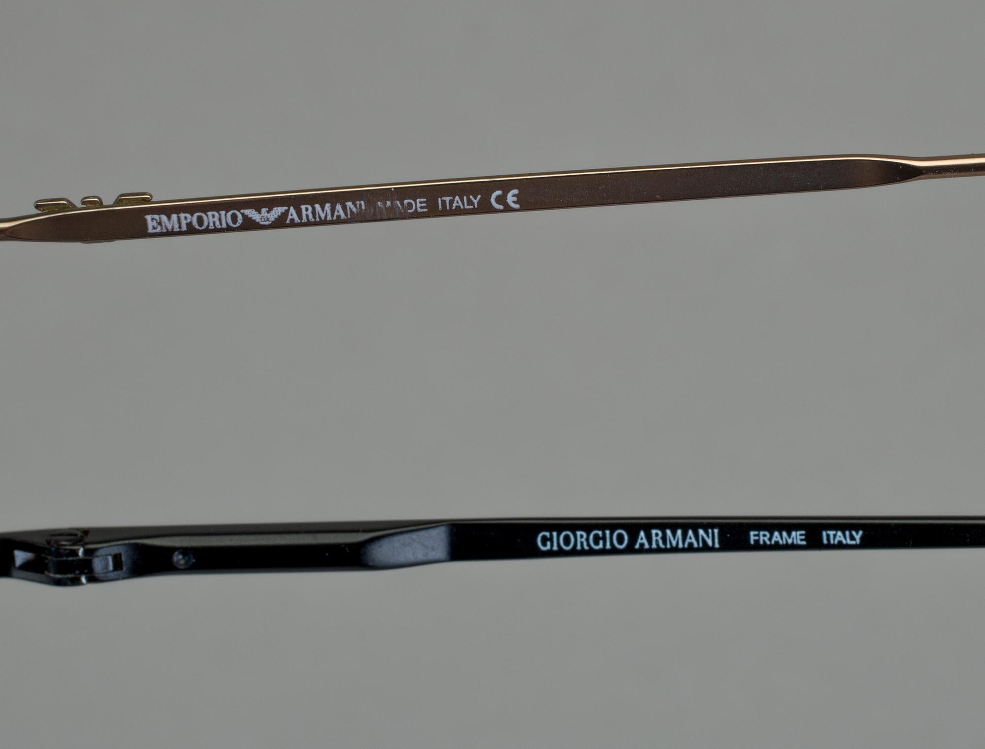 SOLGLASÖGON, 4 st, Giorgio Armani, Emporio Armani och Perso, omkring sekelskiftet 1900-talets slut.