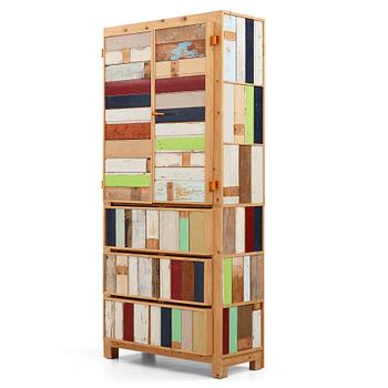 46. Piet Hein Eek, a "Classic Scrapwood Cabinet", Studio Piet Hein Eek, Netherlands, post 1990.