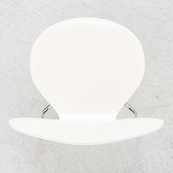 Arne Jacobsen, stolar, 5 st, "Sjuan", Fritz Hansen, Danmark, 1988.