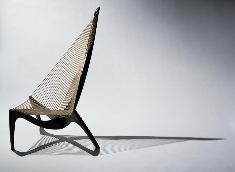 Jørgen Høvelskov, a "The Harp Chair", Christensen & Larsen, Denmark, 1970-80's.