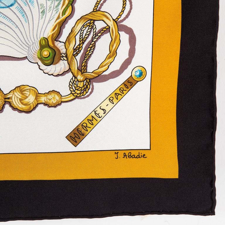 A silkscarf by Hermès, "Brise de charme".