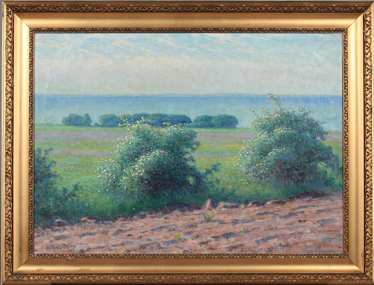 ELIAS ERDTMAN, olja på duk, signerad.