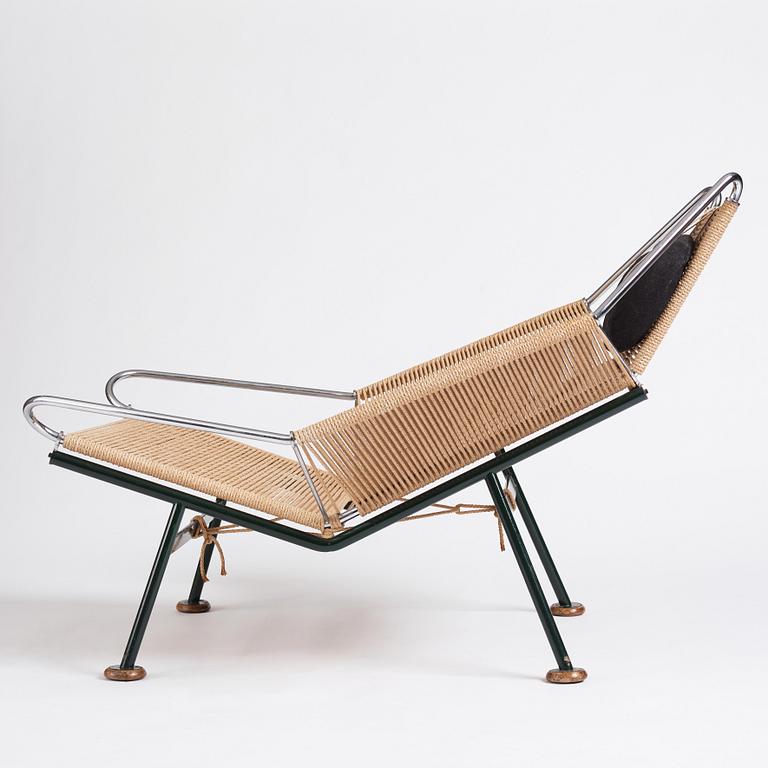 Hans J. Wegner, fåtölj "Flag Halyard / Snørestolen", Getama, Danmark, sannolikt 1950-tal.