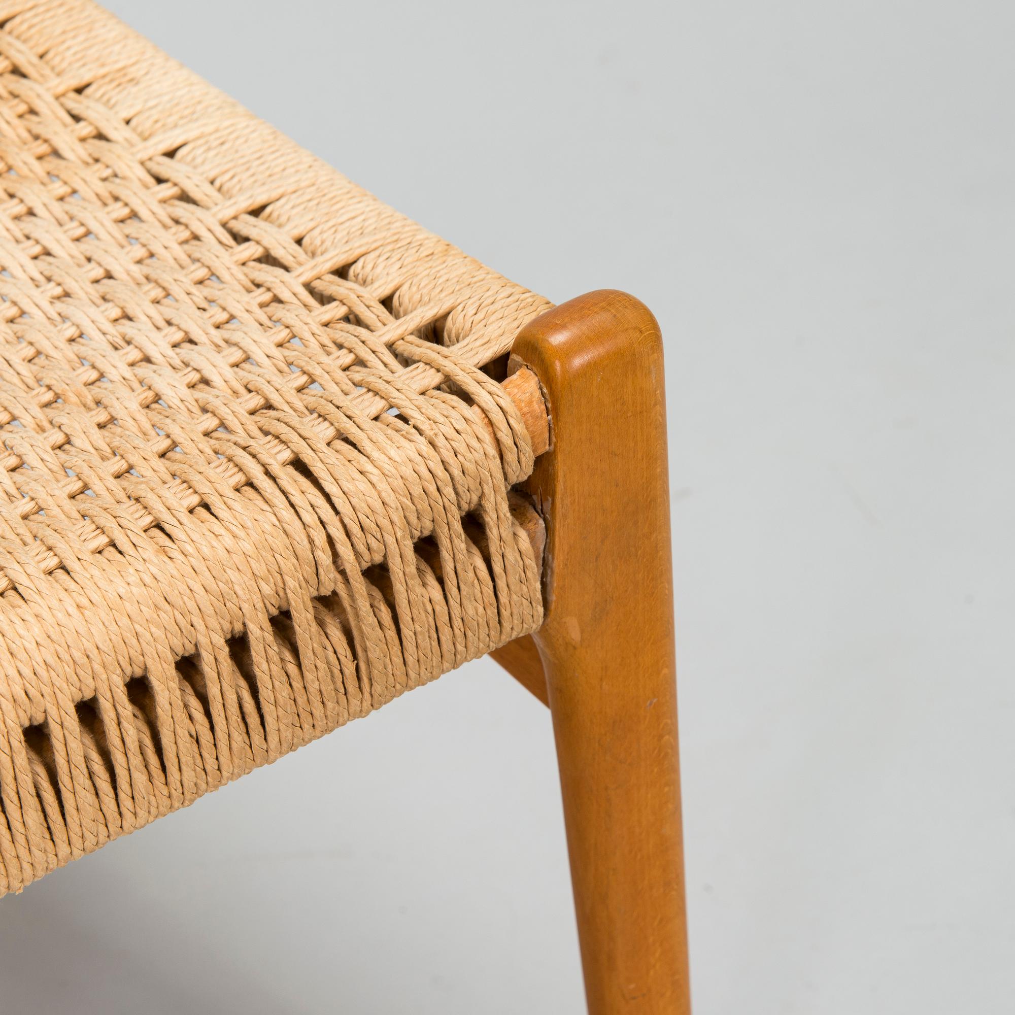 Hans J. Wegner, chair, "Spisestolen" CH-23, for Carl Hansen.