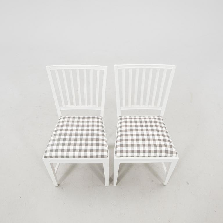 Chairs, 6 pieces "Leksand," late 20th century.