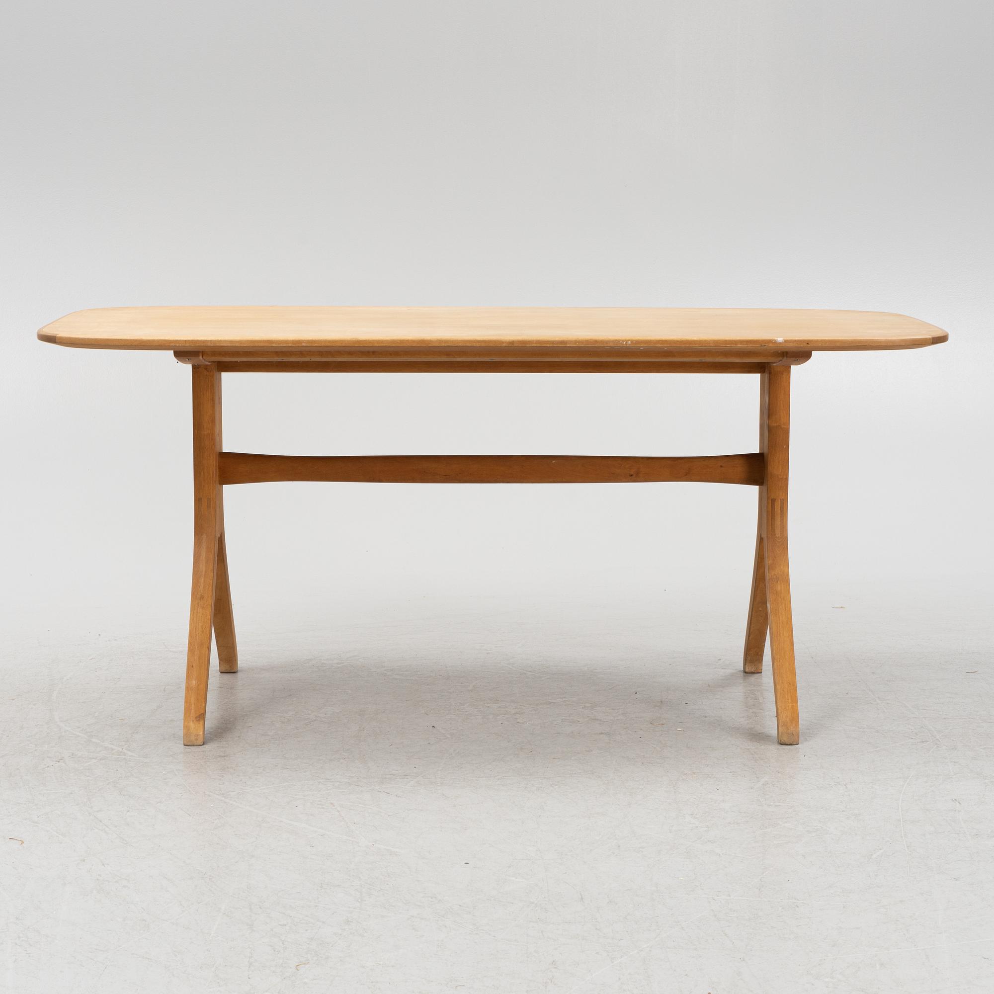 Carl Malmsten, a 'Stora salen' birch coffee table.