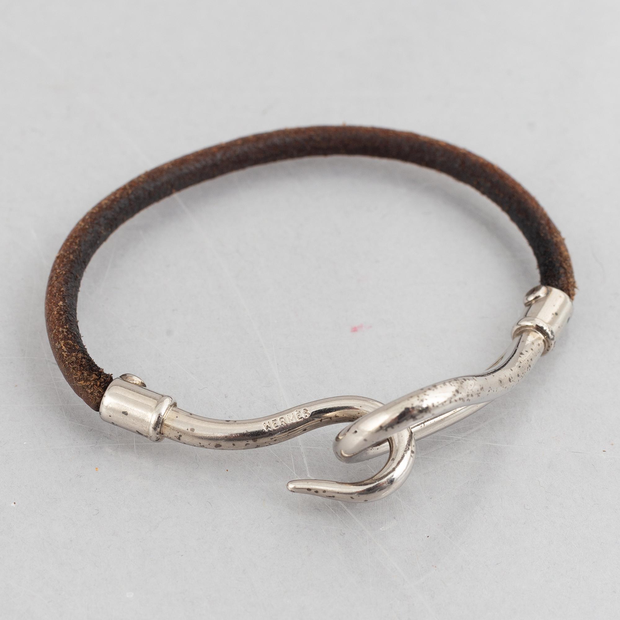 Hermès, bracelet, two pieces, "Hapi triple tour" & "Jumbo".