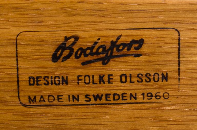 A FOLKE OHLSSON "SCISSORS" LOUNGE CHAIR, Bodafors 1960.