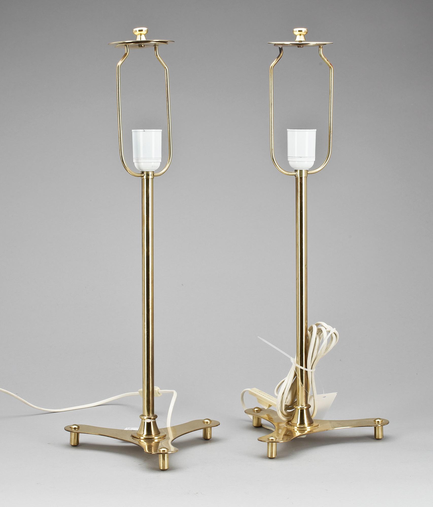 BORDSLAMPOR, ett par, nr.2467/2, Josef Frank för Svenskt Tenn.