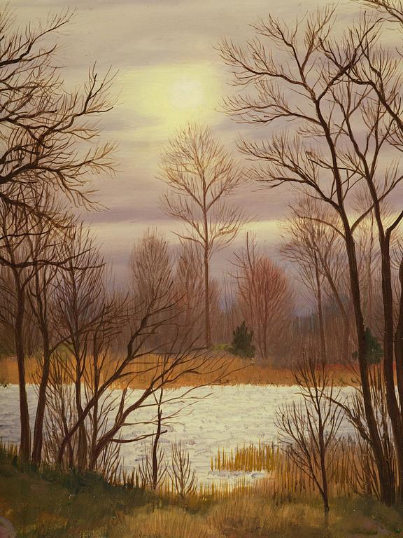 Oskar Bergman, "Vintersol, Neglinge".