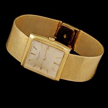 HERRARMBANDSUR, 18k guld, Vacheron & Constantin, omkring 1944. Vikt 67 g.