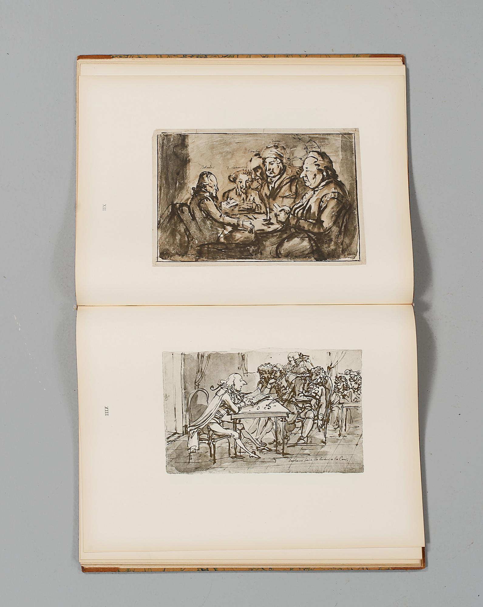 BOK, "Teckningar av Johan Tobias Sergel", Malmö, 1945, numrerad 98/200.