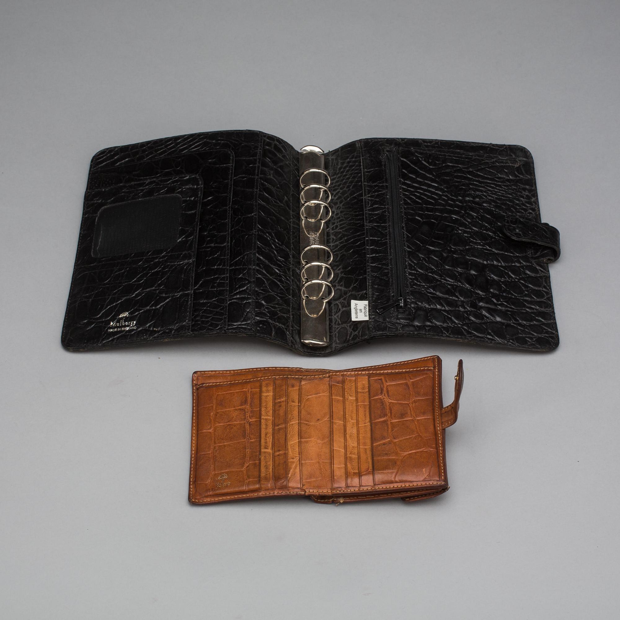 PLÅNBOK SAMT KALENDER, Mulberry made in England.