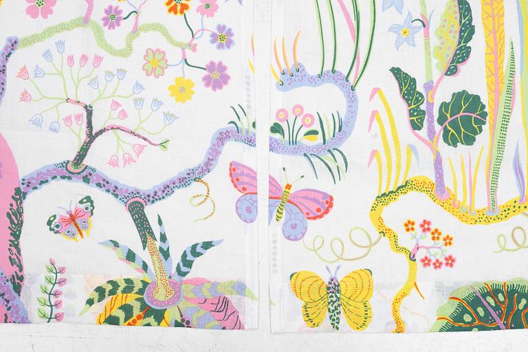 Josef Frank, A pair of 'Hawaii' linen curtains for Svenskt Tenn.