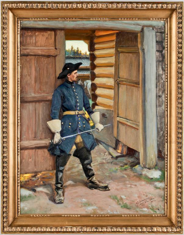 GUSTAF ANKARCRONA, olja på duk. Sign och dat 1911-13.