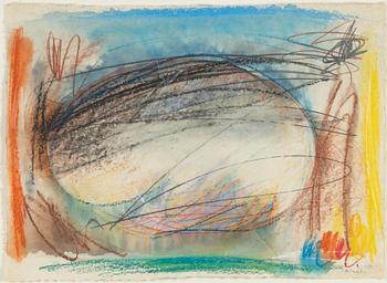 Jan Naliwajko, mixed media on paper, signed and dated 1989.