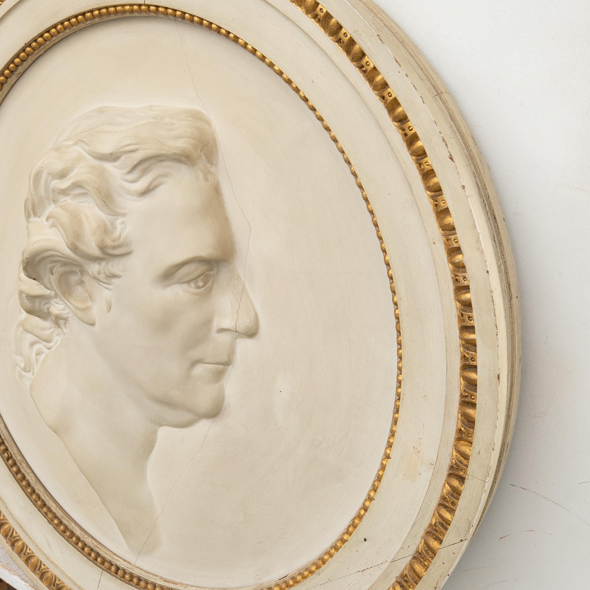 Johan Tobias Sergel, after, Medallion depicting Admiral Fredric Henric af Chapman.