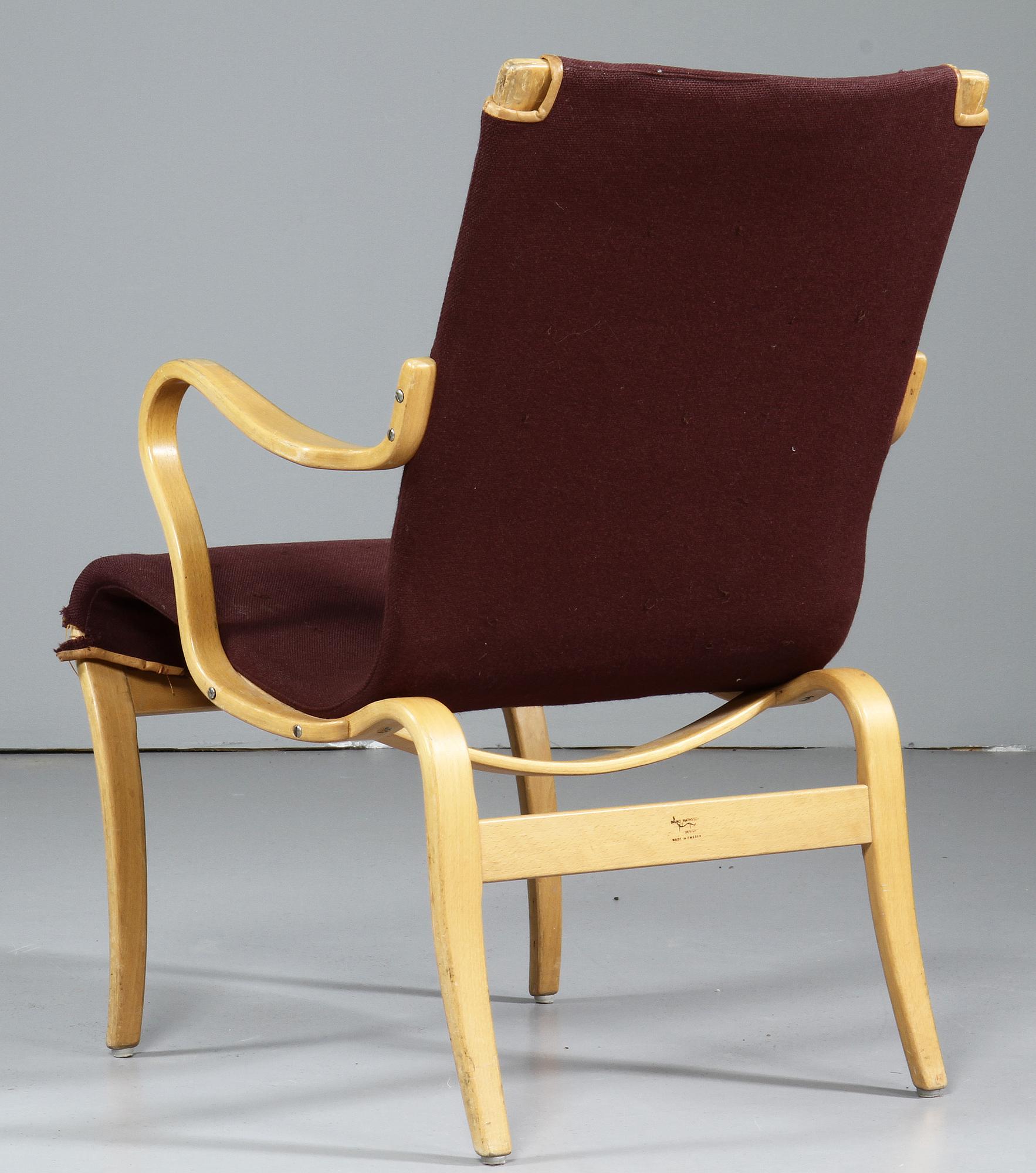 STOL, "Mina", Bruno Mathsson, Mathsson International, Värnamo.