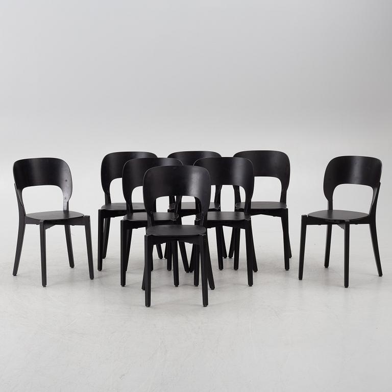 Marit Stigsdotter & Staffan Lind, eight 'Luna' chairs, Stolab.
