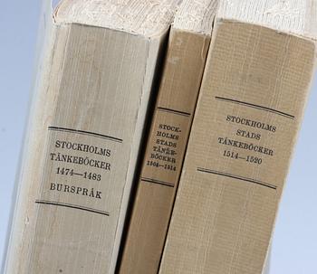 PARTI BÖCKER, STOCKHOLMS STADS TÄNKEBÖCKER.