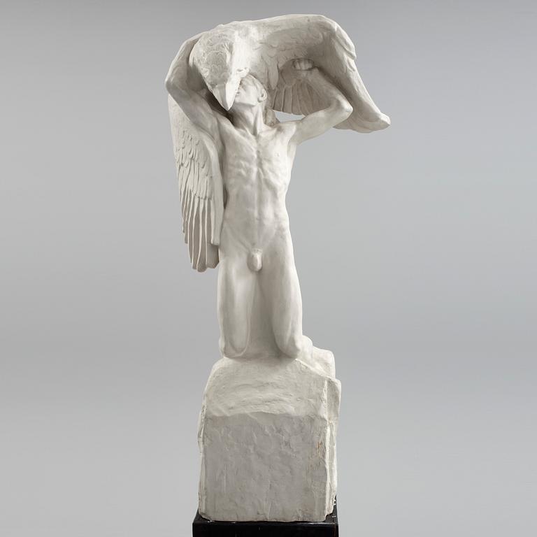 CARL MILLES, Sculpture, plaster, signed C Milles.