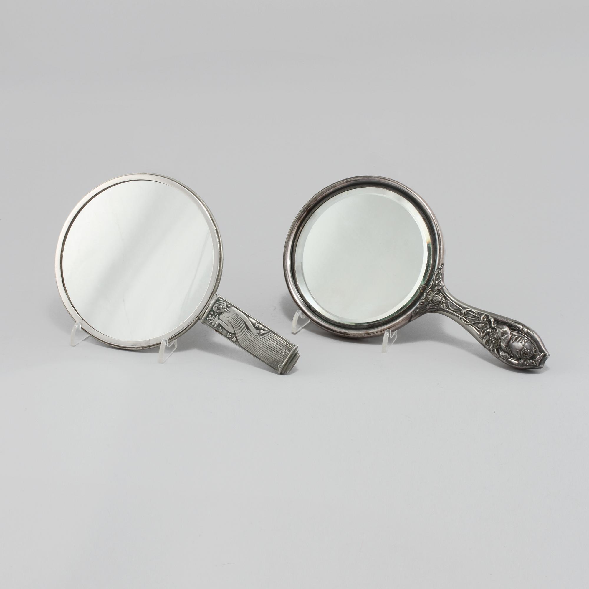 HANDSPEGLAR, 2 st, 1900-talets första hälft.