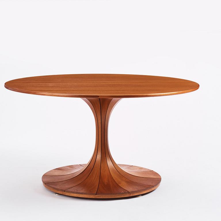 Karl Erik Ekselius, a dining table, J.O Carlssons Möbel AB, Vetlanda, Sweden 1971.