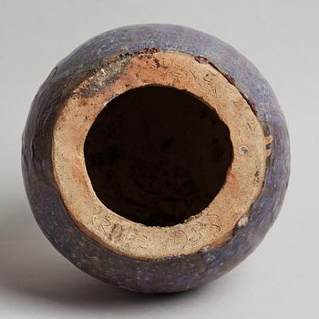 ULLA & GUSTAV KRAITZ, a stoneware "Sphere" sculpture, Förslöv 1983.