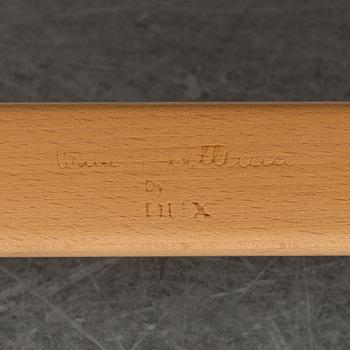 Bruno Mathsson, a 'Katja' beech easy chair, Dux Möbel AB, 1970's.