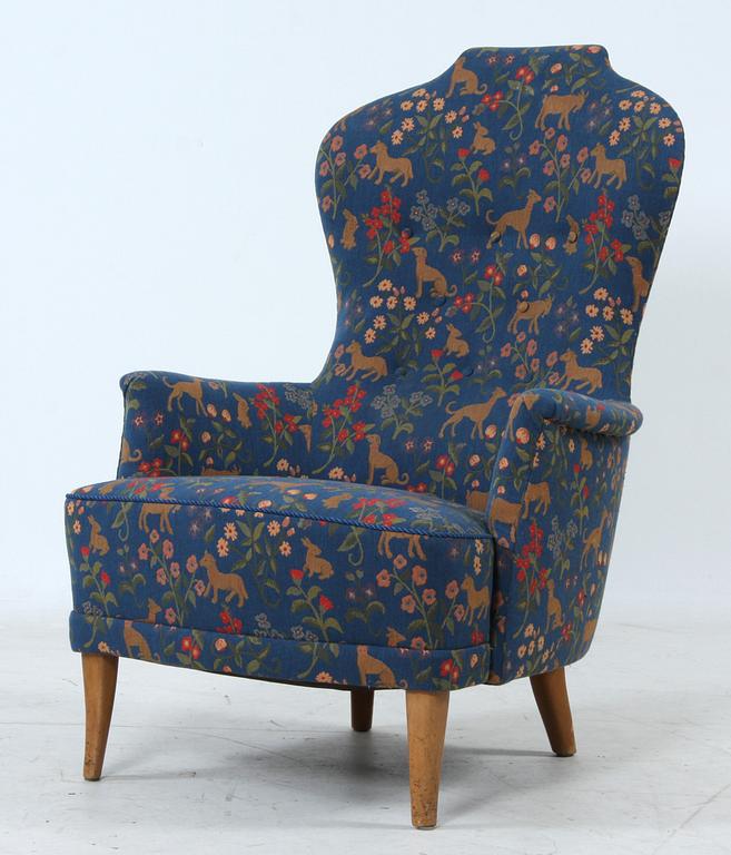 FÅTÖLJ, "Farmor". Carl Malmsten.