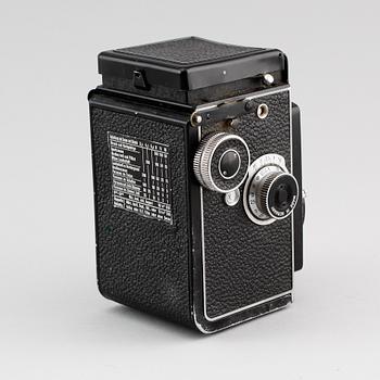 KAMERA, Rolleicord Compur, Franke & Heidecke, Braunschweig, 1900-talets första hälft.