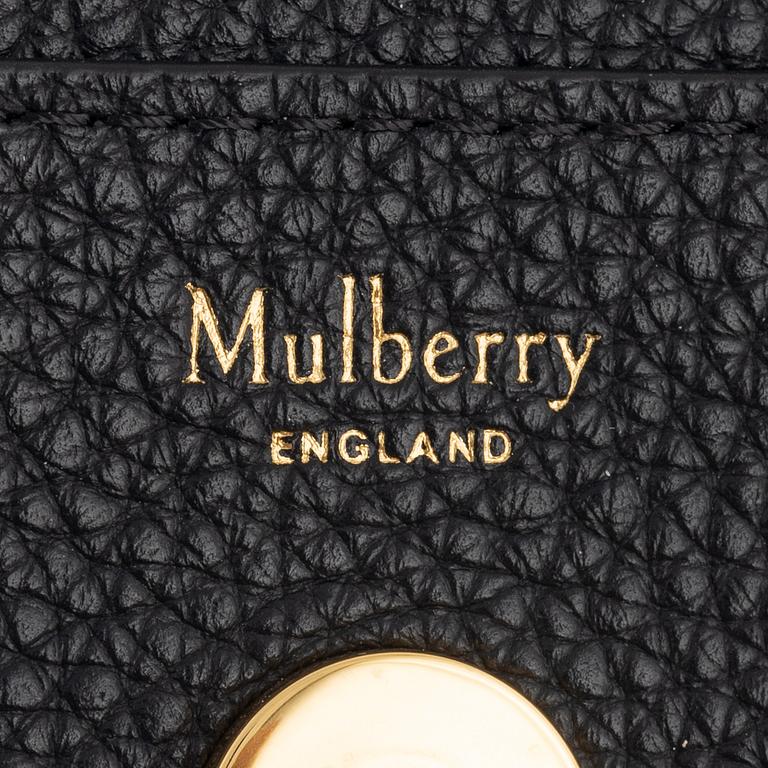 Mulberry, a black leather 'Darley' wallet, 2020.