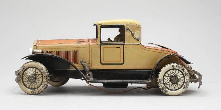 LEKSAKSBIL, Tipp & Co Coupé, Tyskland, omkring 1930. Märkt T.C. 22730.