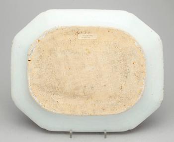 STEKFAT, porslin, Qianlong, Kina 1700-tal.
