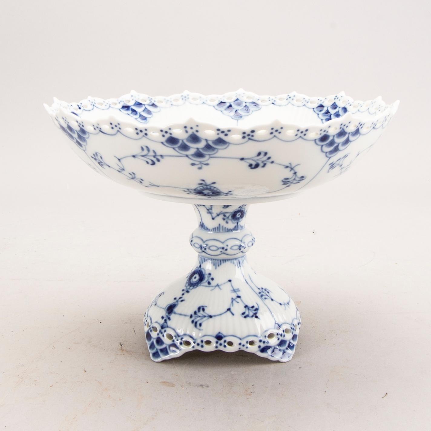 Servis 5 dlr Musselmalet Helblonde Royal Copenhagen Danmark 1970/80.