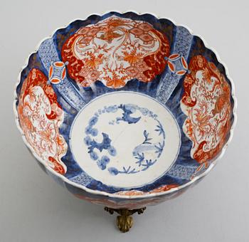 BÅLSKÅL, porslin, Imari, Japan, 1800-/1900-tal.