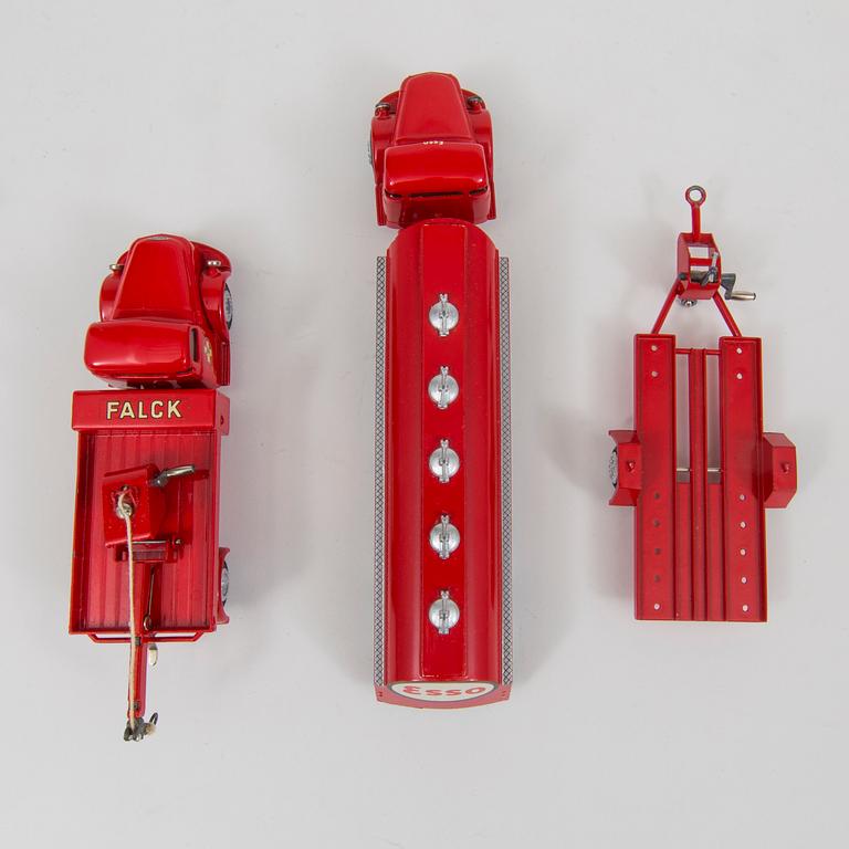 Three diecast Tekno vehicles Denmark 1960s.