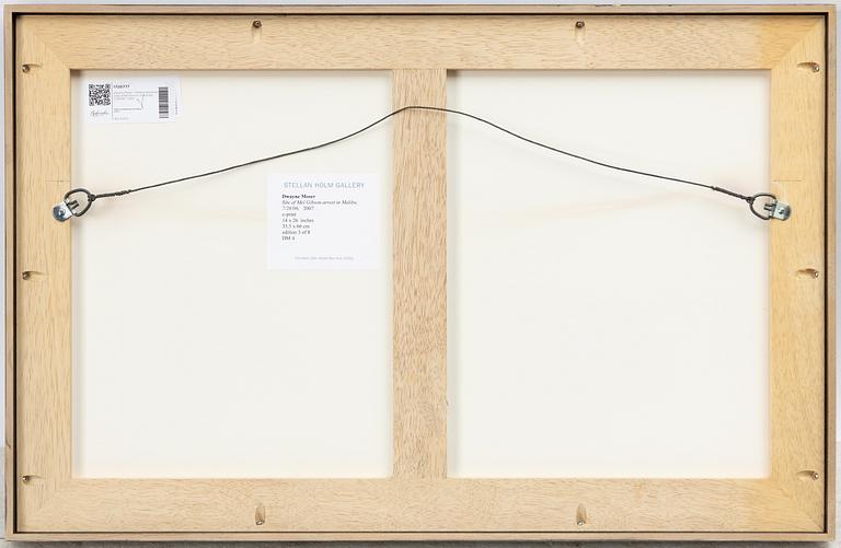 Dwayne Moser, "Untitled Backdrop (Site of Mel Gibson’s DUI arrest, 7/28/06)", 2007.