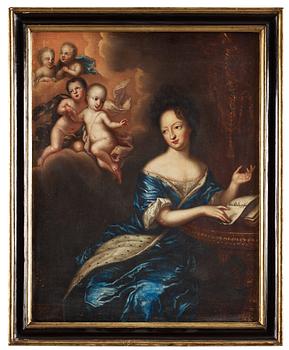 829. David Klöcker Ehrenstrahl His studio, "Drottning Ulrika Eleonora the Elder" (1656 - 1693).