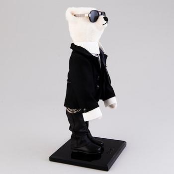 A Karl Lagerfeld Steiff Teddy Bear, Limited edition, numbered 1190/2500, Germany 2009.