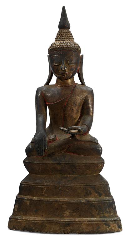 BUDDHA, brons. Burma, ca 1820/30-tal.