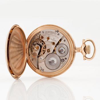 WALTHAM, pocket watch, 50,5 mm, hunting case,