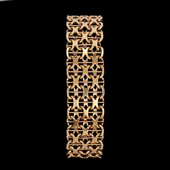 ARMBAND, 18k guld. Stockholm 1964. Vikt 35,8 g.